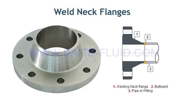 ANSI ASME DIN En1092-1 Nickel Alloy Steel Forging Weld Neck Flange (1.7335, 13CrMo4-5, 15CrMo)